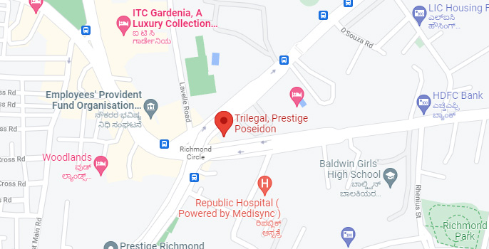 Trilegal bengaluru office map location
